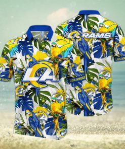 Los Angeles Rams NFL Flower Full Printed Unisex Hawaiian Shirt - Limotees