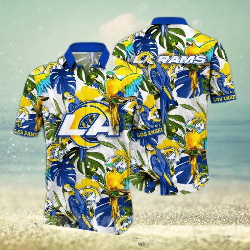 Los Angeles Rams NFL Floral All Over Printed Unisex Hawaiian Shirt