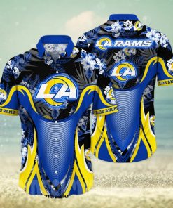 Los Angeles Rams NFL Floral Classic All Over Printed Hawaiian