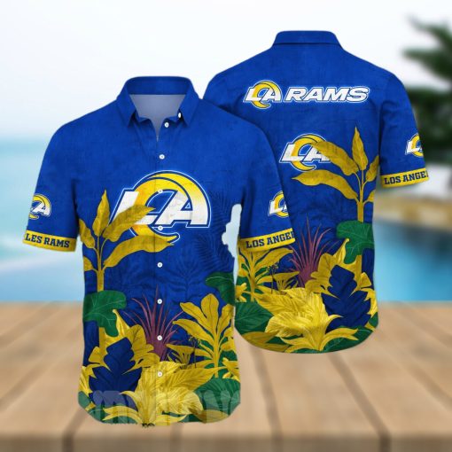 Los Angeles Rams NFL Flower Full Printing Unisex Hawaiian Shirt