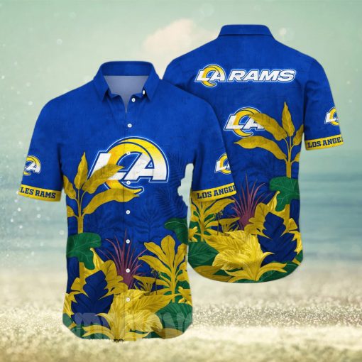 Los Angeles Rams NFL Flower Full Printing Unisex Hawaiian Shirt