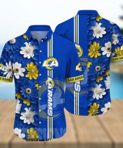 Los Angeles Rams NFL Flower Unisex Full Printing Hawaiian Shirt