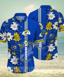 Los Angeles Rams NFL Flower Unisex Full Printing Hawaiian Shirt