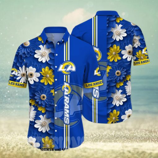 Los Angeles Rams NFL Flower Unisex Full Printing Hawaiian Shirt