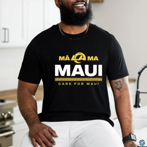 Los Angeles Rams support Hawaii Maui Relief T Shirt