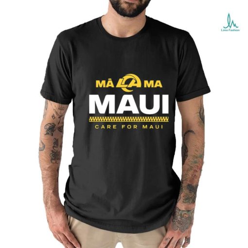 Los Angeles Rams support Hawaii Maui Relief T Shirt