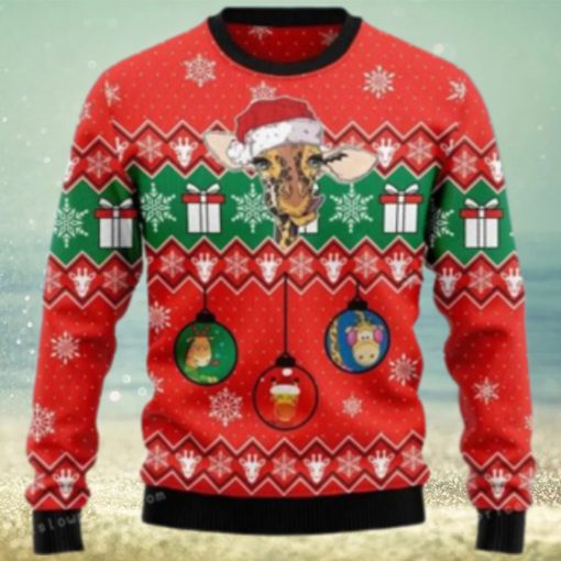 Lovely Giraffe Ugly Christmas Sweater