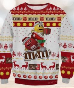 M And M Is Chocolate Christmas Gifts Chritsmas Sweater Ugly Christmas Sweater