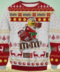 M And M Is Chocolate Christmas Gifts Chritsmas Sweater Ugly Christmas Sweater