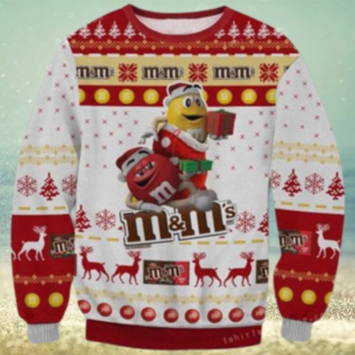 M And M Is Chocolate Christmas Gifts Chritsmas Sweater Ugly Christmas Sweater