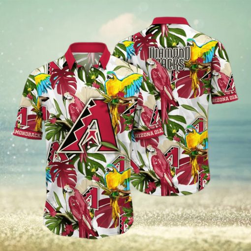 MLB Arizona Diamondbacks Flower Summer Hawaiian Shirt