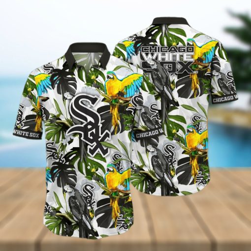 MLB Chicago White Sox Flower Summer Hawaiian Shirt