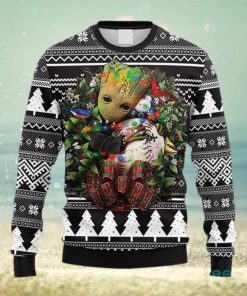 Denver Broncos Baby Groot And Grinch Best Friends Ugly Christmas Sweater