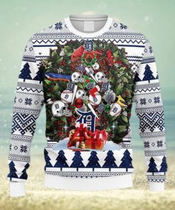 MLB Detroit Tigers Christmas Tree Ugly 3D Sweater For Men And Women Gift Ugly Christmas