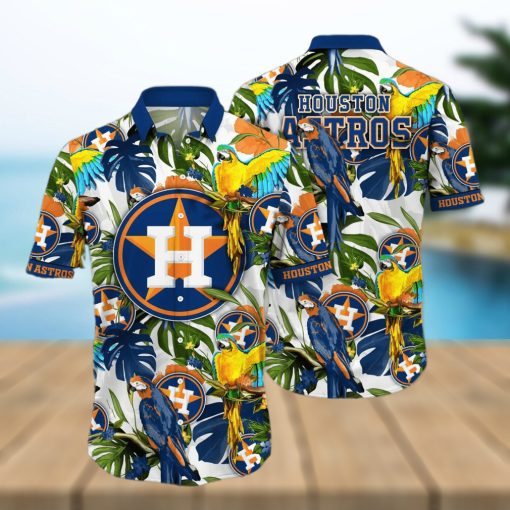 MLB Houston Astros Flower Summer Hawaiian Shirt