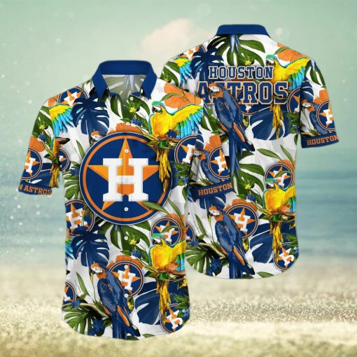 MLB Houston Astros Flower Summer Hawaiian Shirt