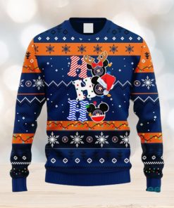 MLB Houston Astros HoHoHo Mickey Christmas Ugly 3D Sweater For Men And Women Gift Ugly Christmas