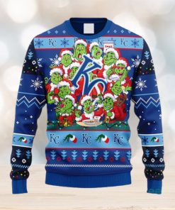 MLB Kansas City Royals 12 Grinch Xmas Day Christmas Ugly 3D Sweater For Men And Women Gift Ugly Christmas