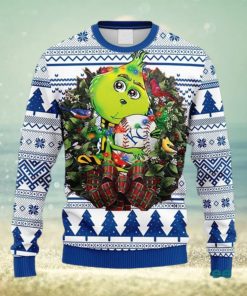 MLB Kansas City Royals Grinch Hug Christmas Ugly 3D Sweater For Men And Women Gift Ugly Christmas