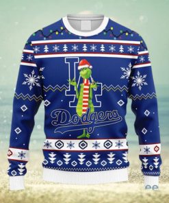 Christmas Gift Los Angeles Dodgers Skull Pattern 3D Ugly Christmas