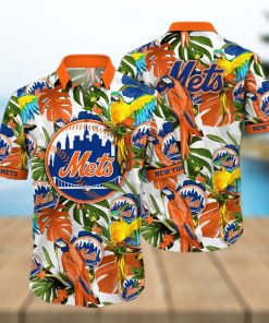 MLB New York Mets Flower Summer Hawaiian Shirt