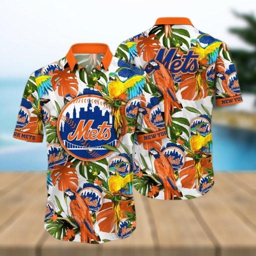 MLB New York Mets Flower Summer Hawaiian Shirt