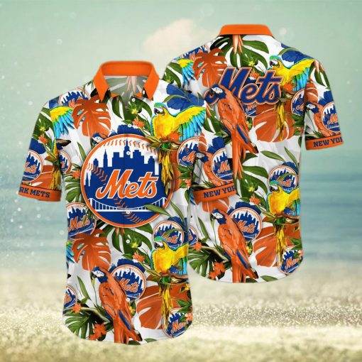 MLB New York Mets Flower Summer Hawaiian Shirt