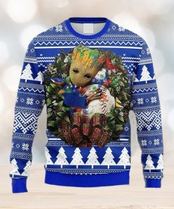 NFL Miami Dolphins Groot Hug Christmas Ugly Sweater - Limotees