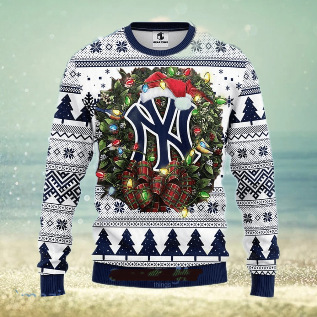 MLB New York Yankees Christmas Ugly Sweater 3D Gift For Big Fans - Limotees