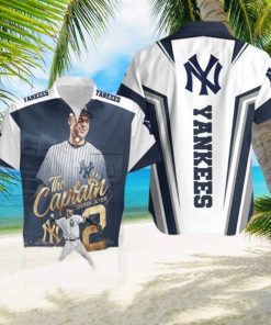 Cheap Palm Tree Logo MLB Baseball New York Yankees Hawaiian Shirt