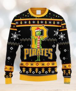 MLB Pittsburgh Pirates Funny Grinch Christmas Ugly 3D Sweater For Men And Women Gift Ugly Christmas