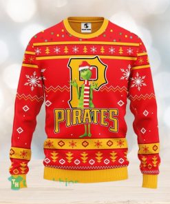 MLB Pittsburgh Pirates Logo With Funny Grinch Christmas Red Ugly Sweater – G Fanatics