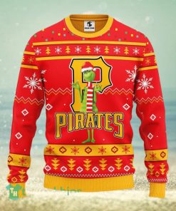 MLB Pittsburgh Pirates Logo With Funny Grinch Christmas Red Ugly Sweater – G Fanatics