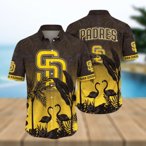 MLB San Diego Padres Flower Summer Hawaiian Shirt