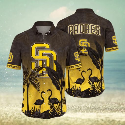 MLB San Diego Padres Flower Summer Hawaiian Shirt