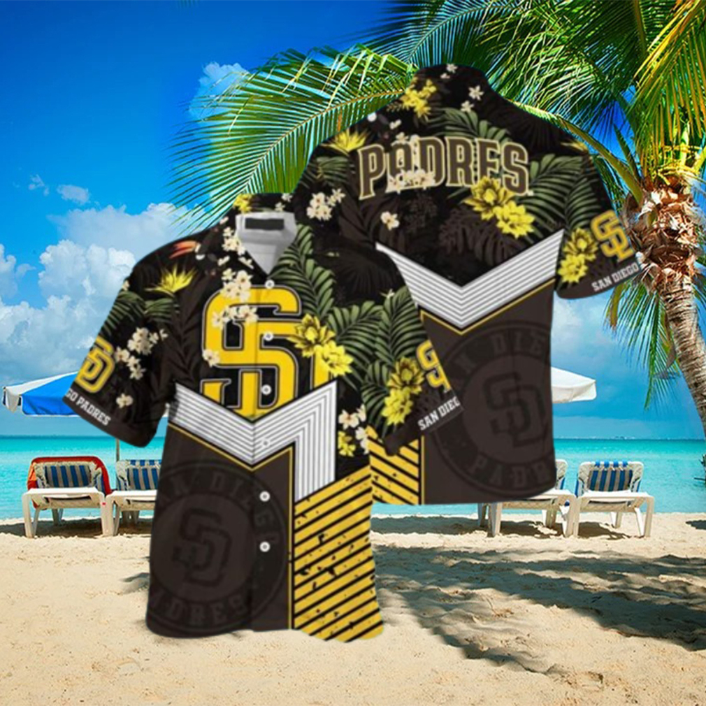 MLB San Diego Padres Hawaiian Shirt Tropical Pattern Gift For Best