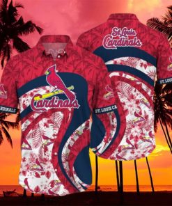 MLB St. Louis Cardinals Hawaiian Shirt Father s Day Gift For Beach Lovers hawaiian shirt