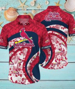 MLB St. Louis Cardinals Hawaiian Shirt Father s Day Gift For Beach Lovers hawaiian shirt