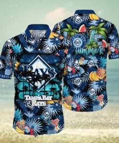 MLB Tampa Bay Rays Flower Hawaiian Shirt Hot Trend 2023