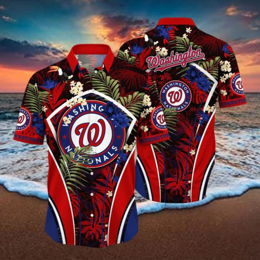 MLB Washington Nationals Hawaiian Shirt Aloha Summer Gift For Beach Trip