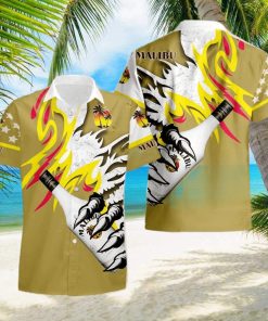 Malibu Rum Monster Claw Gift Hawaiian Set Shirt And Short Summer Beach