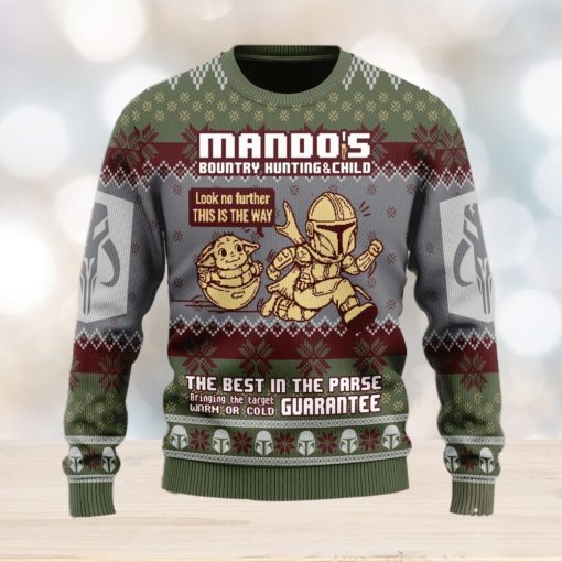 Mando’s Bountry Hunting Ugly Christmas Sweater Christmas Gift For Men And Women