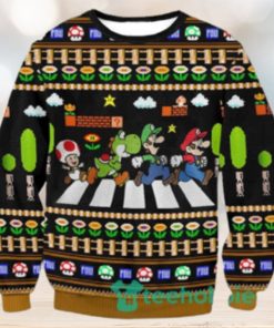 Mario Christmas Ugly Sweater 3D