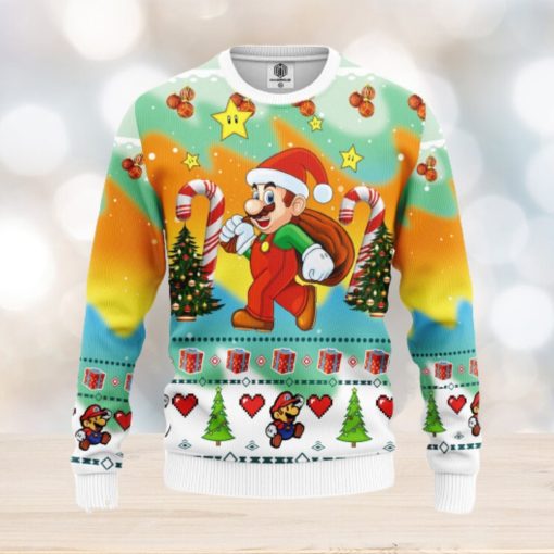 Mario Ugly Christmas Sweater Amazing Gift Men And Women Christmas Gift