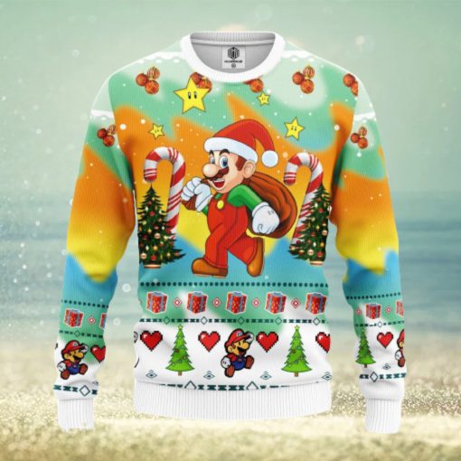 Mario Ugly Christmas Sweater Amazing Gift Men And Women Christmas Gift