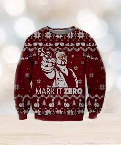 Mark It Zero Ugly Knitted Whiskey Christmas 3D Sweater For Men And Women