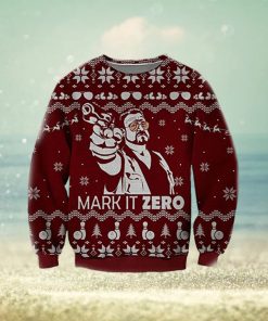 Mark It Zero Ugly Knitted Whiskey Christmas 3D Sweater For Men And Women