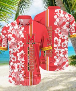 Maryland Terrapins NCAA Floral 3D All Over Print Hawaiian Shirt