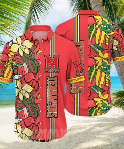 Maryland Terrapins NCAA Floral Classic Hawaiian Shirt