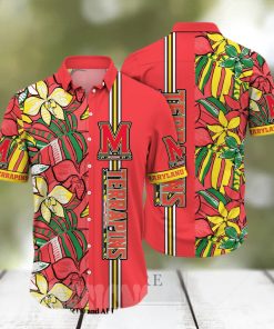 Maryland Terrapins NCAA Floral Classic Hawaiian Shirt